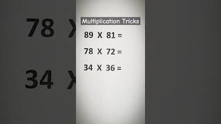 Multiplication Tricks || Mathematics 📚📝 #multiplication #multiply #tricks #maths