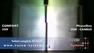 35W vs 55W GEN II - Kit xenon "Confort" 35W vs Kit Xenon 55W CANBUS "PhaseOne" GEN II