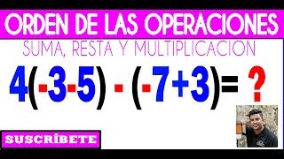 Operaciones con paréntesis | Suma, resta y multiplicación - Orden de las Operaciones / EJERCICIO 0