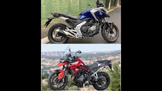 COMPARATIVO NC 750x X TIGER 900 e 800 com propriedade!