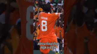 Africa Final Cup : NGA 1-1 CIV  #youtubeshorts #trending