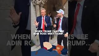 When Trump Fans See Him With Adin Ross... #donaldtrump #adinross #shorts