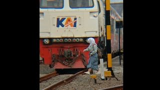 kereta api argowilis tiba di stadiun Tasikmalaya