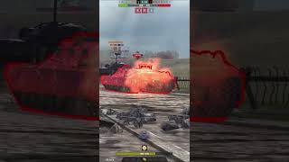 IS-7 Russian Heavy Tank in Platoon - Tier 10 - World Of Tanks Blitz #shorts #wotblitz #wargaming