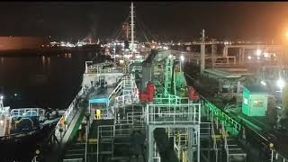 Proses Sandar Malam🚢Universal Terminal 🏗 OMU Jetty 6 || Loading VLSFO || Marine Traffic SG