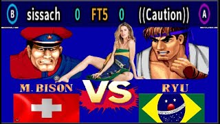 Street Fighter II: Champion Edition - sissach VS ((Caution)) - FT5