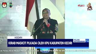 Kirab Maskot Pilkada Oleh Kpu Kabupaten Kediri