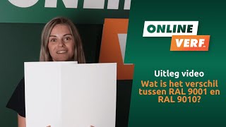 Wat is het verschil tussen RAL 9001 en RAL 9010? | Uitleg video