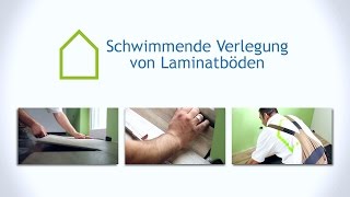 Laminat schwimmend verlegen | Anleitung casando