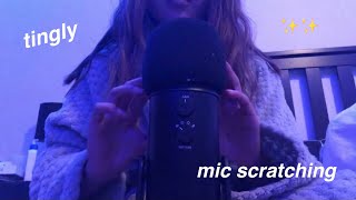 ASMR mic scratching with mic cover