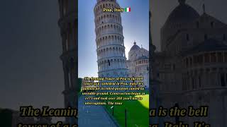 Exploring the Leaning Tower of Pisa: Italy's Iconic Tilted Landmark #Pisa