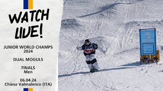 LIVE: World Junior Champs 2024 Chiesa Valmalenco - Dual Moguls Finals Men 13:30 CET