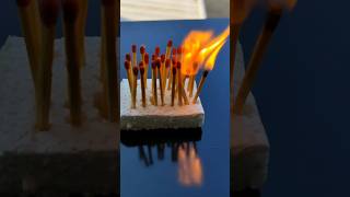 Science experiment with matchsticks#viral #fun #scienceexperiment #science #matchstick