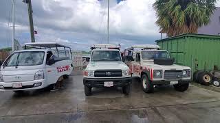 3 Off Road Conversions for Tours - Land Rover Defender, Toyota Land Cruiser, H100 Hyundai (Antigua)