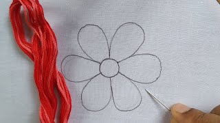 Hand Embroidery : Modern Hand Embroidery Flowers by fatimafaruqs