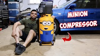 Turning My DeWalt Air Compressor Into A Minion! I Did A Thing...