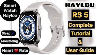 Haylou RS5 SmartWatch/The Best Smartwatch : with Large AMOLED Display #smartwatch/Haylou unboxing