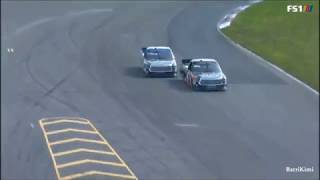 NASCAR Trucks Series Mosport 2018 Finish Gilliland vs Gragson