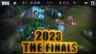 THE FINALS - T1 vs WBG - WORLDS 2023 - Main Plays