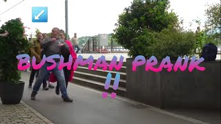 TOP REACTIONS OF 2023!! BUSHMAN PRANK!!