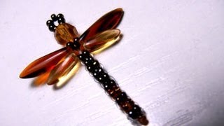 Beading Tutorials - Dragonfly using beads