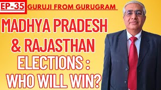 Who Is Winning In Madhya Pradesh And Rajasthan Elections  ?