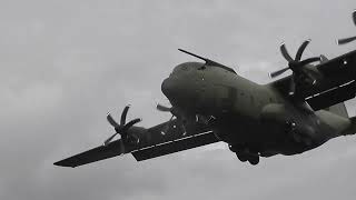 Hercules landing at RAF Brize Norton