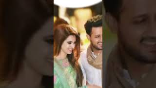 Atif Aslam with his wife 😍❤️ #foryou #youtubeshorts #foryou