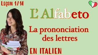 🇮🇹 L’alphabet en italien - L'alfabeto - Cours italien débutants 1/14