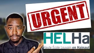 🛑URGENT!!!: Vous avez une SECONDE Chance pour POSTULER à la HELHA