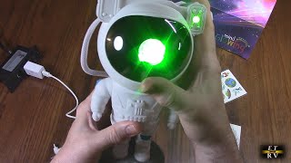 Mind-Glowing Astronaut Galaxy Projector - Spaceman with Remote, Timer, Star & Nebula Modes REVIEW