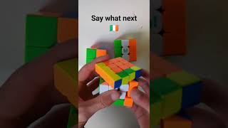 Flag of Ireland on rubik's cube 2x3-7x7