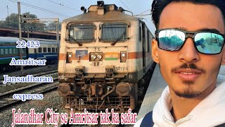 22423 Amritsar Jansadharan express Jalandhar City se Amritsar tak ka safar with @LoveRAILZONE