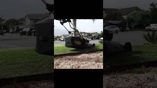 Mowing Grass with EGO Self Propelled Mower  #lawncare #mowing