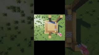 Minecraft Wodden Modern House #shorts