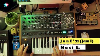 Naci E. - JunE'21 (Jam I) [Arturia Minibrute 2 + Korg Volca Drum + tc electronic FLASHBACK 2]