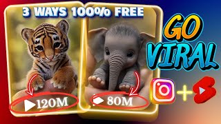 Create Viral AI Baby Animal Videos🐾 on Instagram & Youtube (With Free AI Tools)