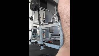 140KG/315 lbs x2  seated shoulder press