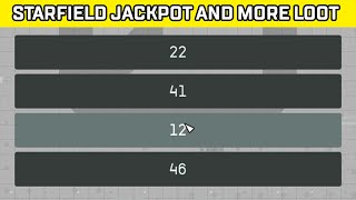 Starfield Jackpot Combination & Algamest Secret Loot Route