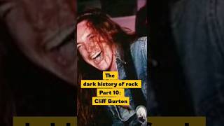 Dark history of rock pt 10 - Cliff Burton #rockhistory #heavymetal #metallica #rockfans