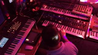 Rain - Live Jam with Yamaha Montage and DSI/Oberheim OB6, Akai Tom Cat