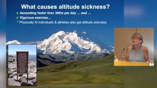 Altitude sickness overview: educational lecture by Dawn Tymianski, NP,