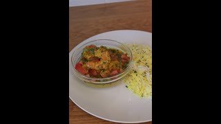 روش ساده و سریع میگو سس کاری | lovely easy sauce PRAWN CURRY