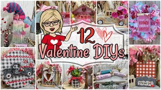 ♥️💞 12 Valentine DIYs ~ Rustic Country Primitive Vintage Chic || Dollar Tree Hobby Lobby and More!