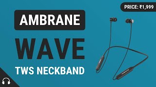 Ambrane Wave ⚡⚡⚡ Wireless Bluetooth Neckband Under 2000 - #HeadphoneView