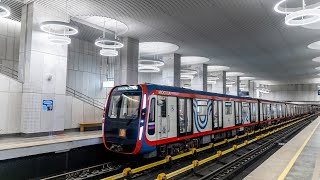 Поездка на метропоезде Москва 2020 по БКЛ