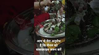 पंचामृत से अभिषेक भगवान पार्थिव शिवलिंग का