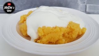 Polenta mit Joghurt Rezept / eine gute Alternative zum Frückstück oder als Beilage zum Mittag