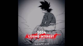 Losing Interest Edit ✨ #dbs #dbz #amv #vegeta #anime #dragonball #shorts #edit #amv