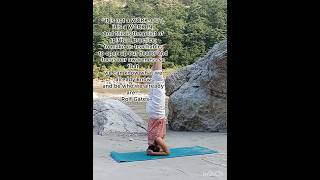 #inversion #sirsasana #rishikeshyoga #yoginaye #yogilife